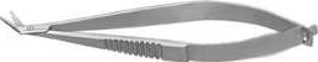 Keratoplasty Scissors Angled